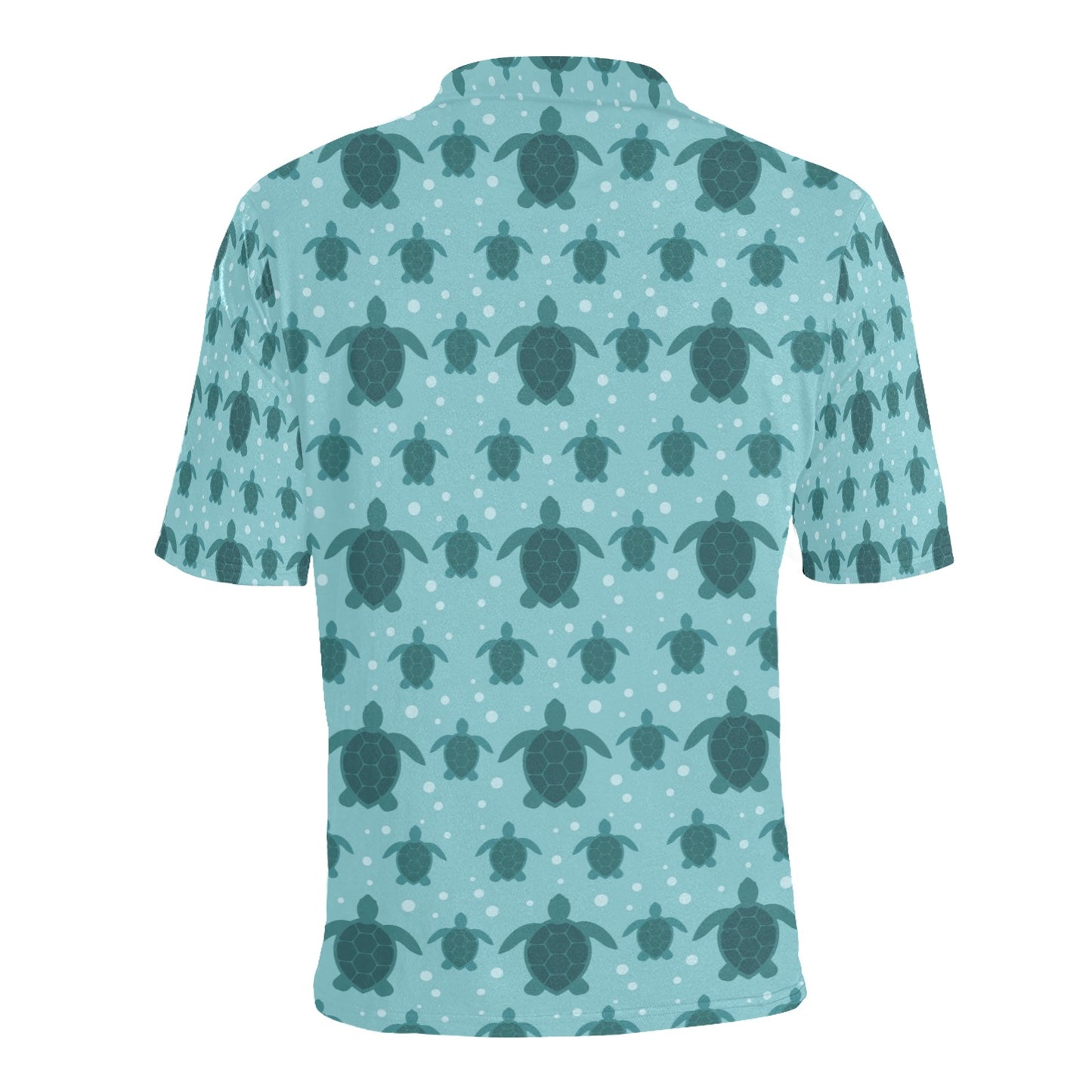 Sea Turtle Print Design LKS305 Men Polo Shirt