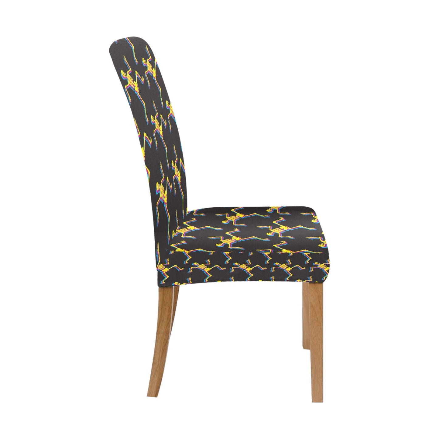 Skeleton Skeleton 3D Print Design LKS301 Dining Chair Slipcover