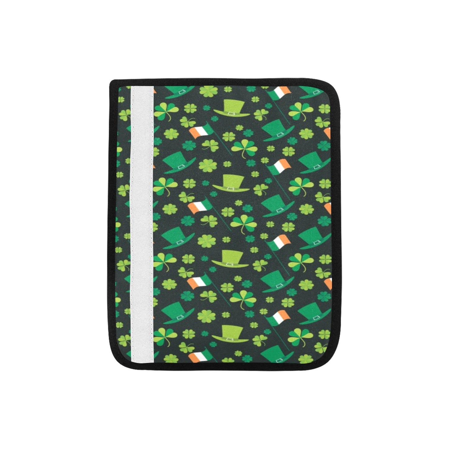 Shamrock Saint Patrick's Day Print Design LKS304 Car Seat Belt Cover