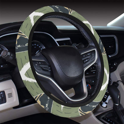 Snowboard Man Print Design LKS302 Steering Wheel Cover with Elastic Edge