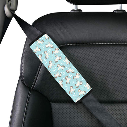 Horse Cute Print Design LKS306 Car Seat Belt Cover