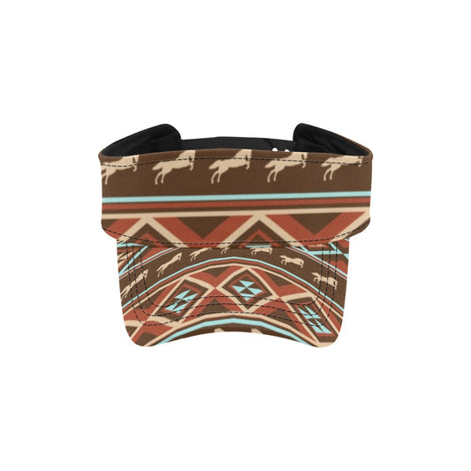 Western Horse Pattern Print LKS301 Unisex Sun Visor