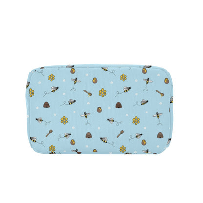 Honey Bee Print Design LKS307 Insulated Lunch Bag