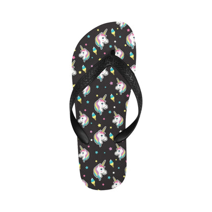 Unicorn Print Design LKS302 Flip Flops