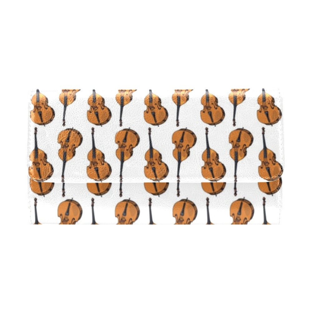 Cello Print Design LKS403 Women's Trifold Wallet
