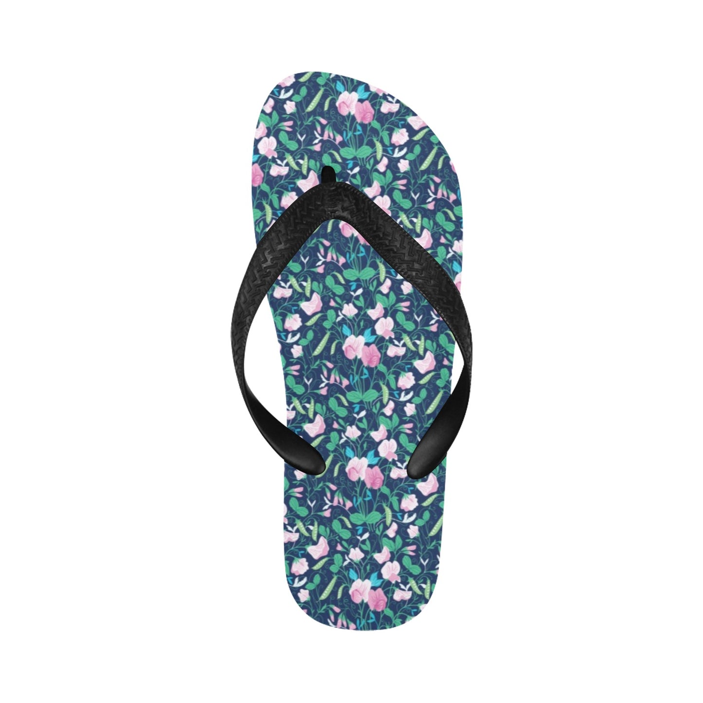 Sweet Pea Print Design LKS303 Flip Flops