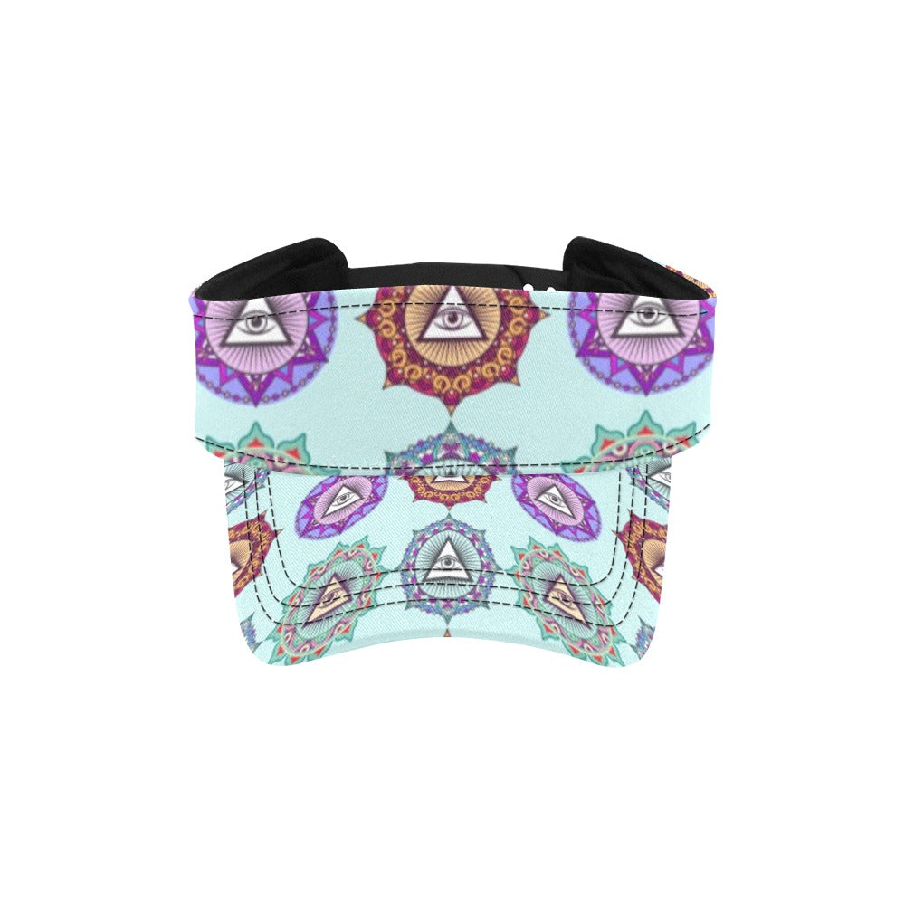 Third Eye Print Design LKS302 Unisex Sun Visor