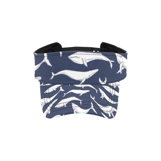 Whale Print Design LKS308 Unisex Sun Visor