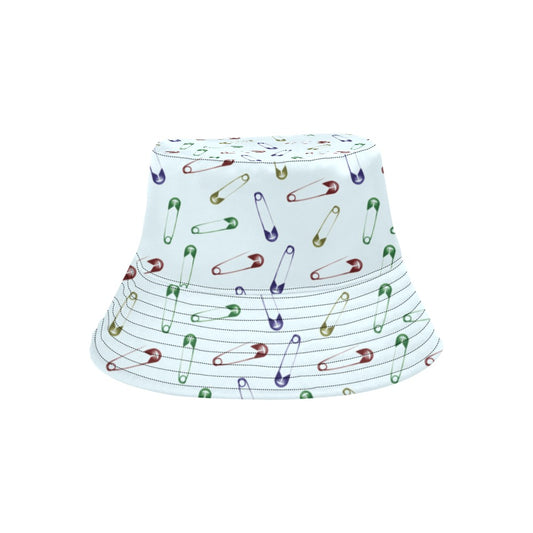Safety Pin Print Design LKS303 Unisex Bucket Hat