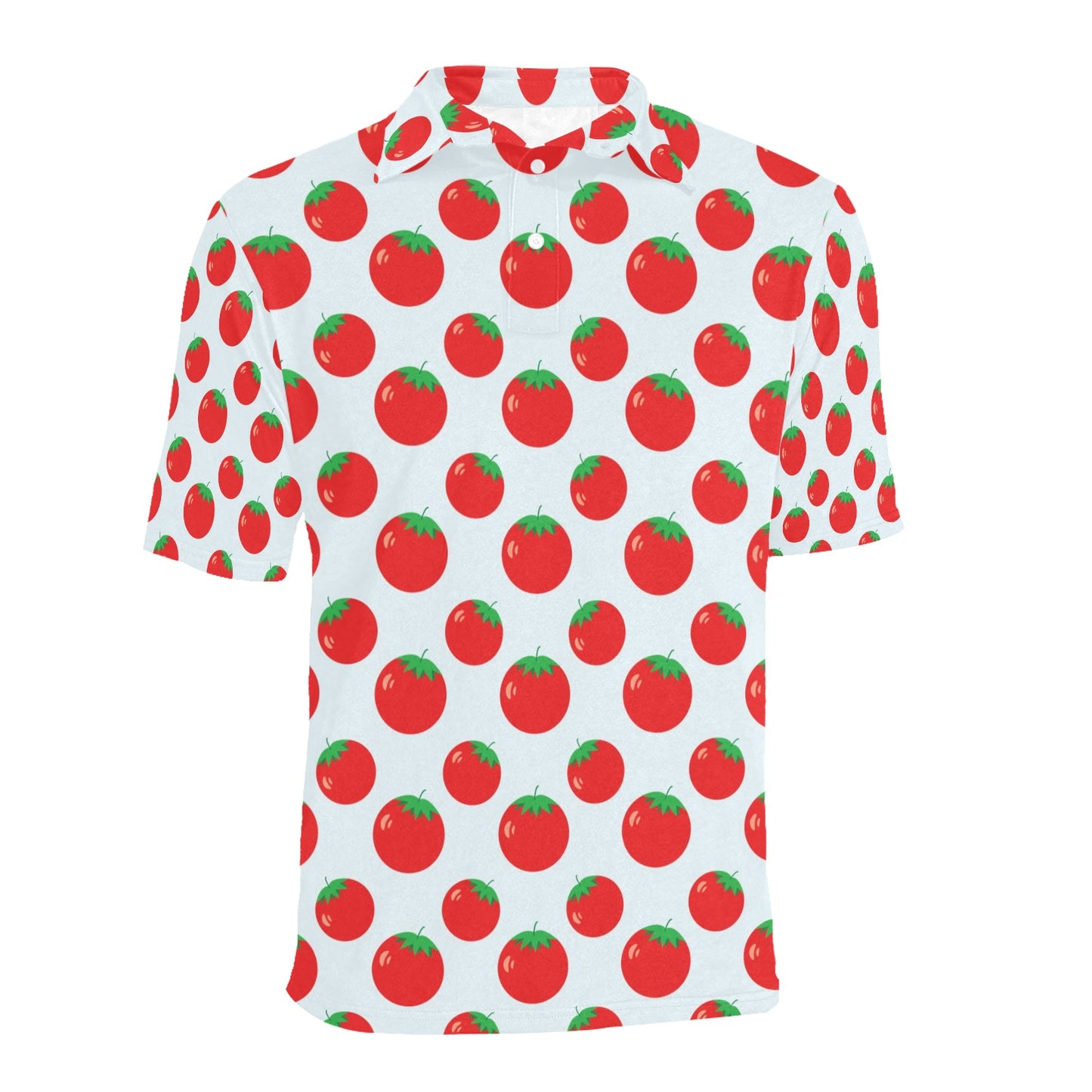 Tomato Print Design LKS307 Men Polo Shirt