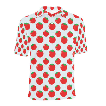 Tomato Print Design LKS307 Men Polo Shirt