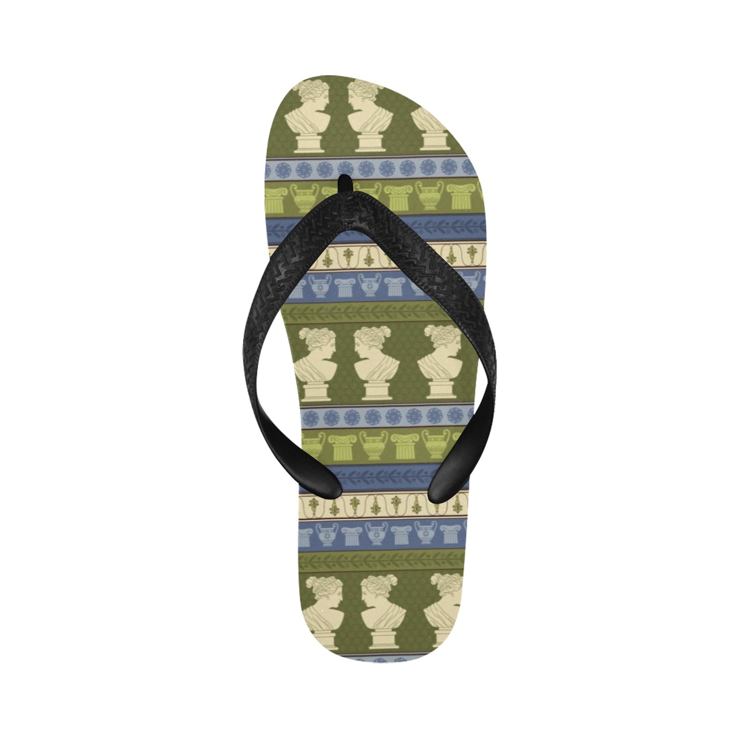 Ancient Greek Statue Print Design LKS301 Flip Flops