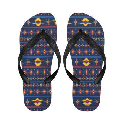 Southwest Pattern Print Design LKS306 Flip Flops