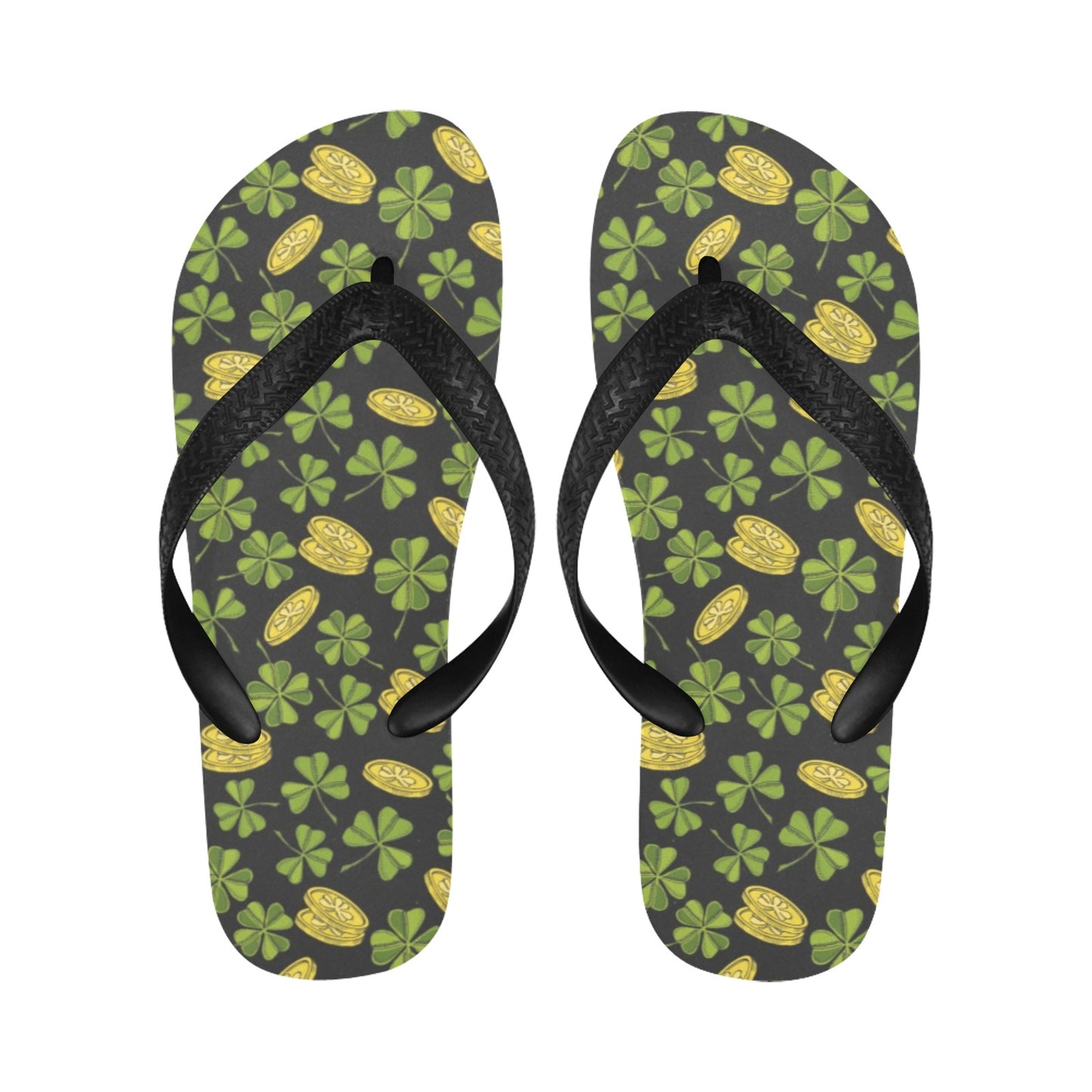 St Patricks Day Print Design LKS305 Flip Flops