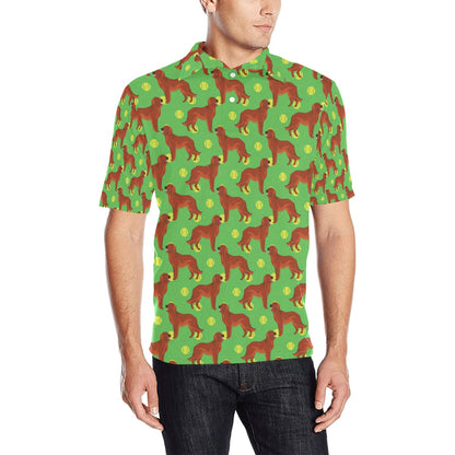 Setters Irish Print Design LKS302 Men Polo Shirt