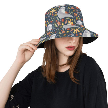 Sloth Print Design LKS303 Unisex Bucket Hat