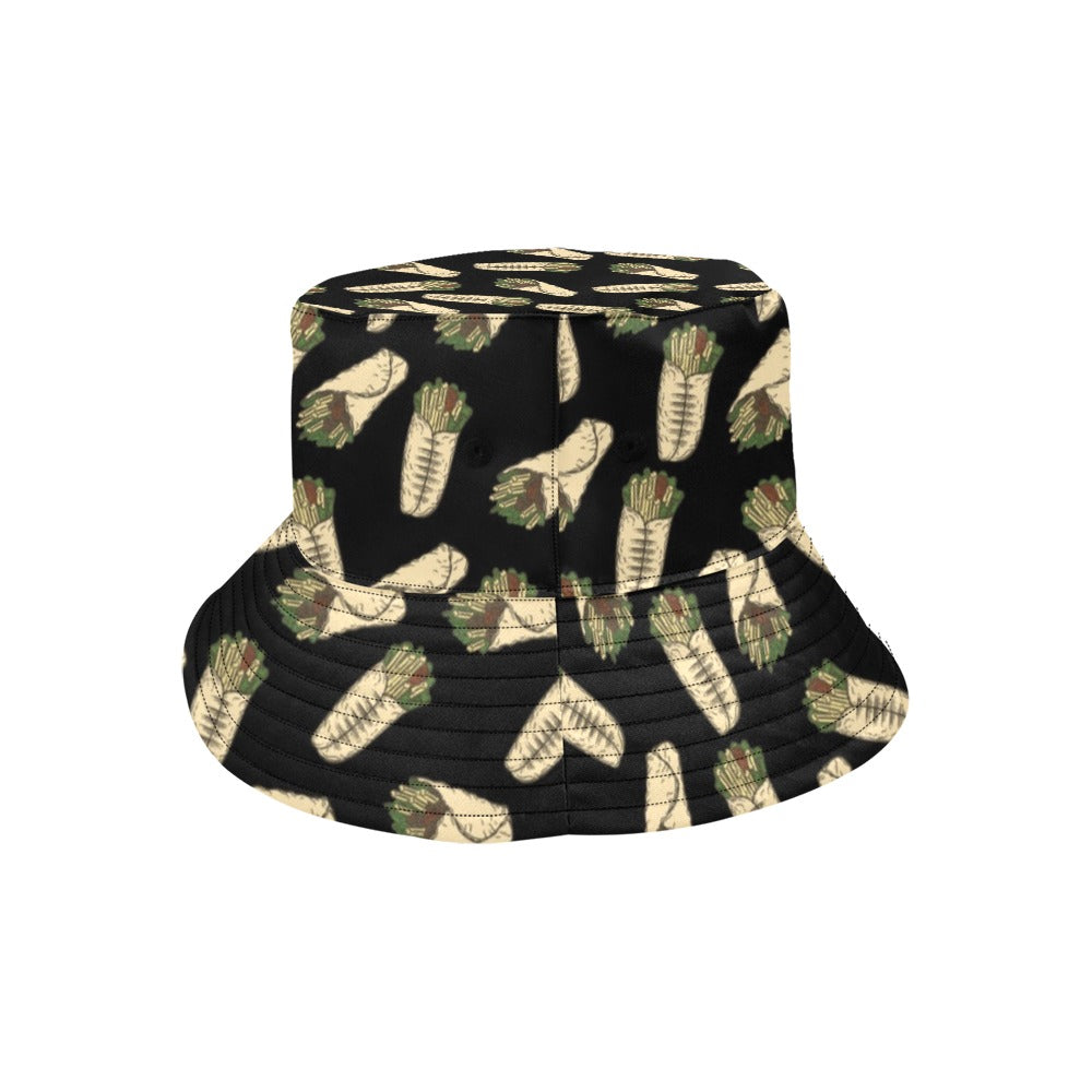 Burrito Print Design LKS303 Unisex Bucket Hat
