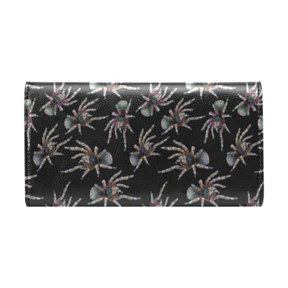 Tarantula Print Design LKS402 Women's Trifold Wallet