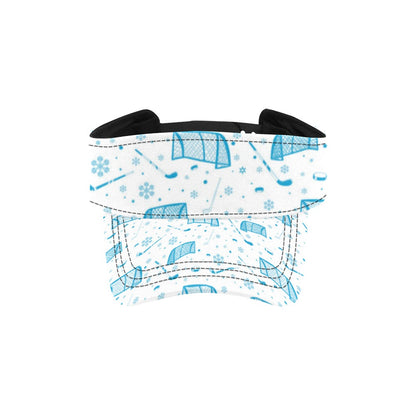 Hockey Print Design LKS303 Unisex Sun Visor