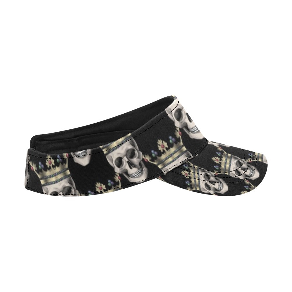 Skull King Print Design LKS3010 Unisex Sun Visor