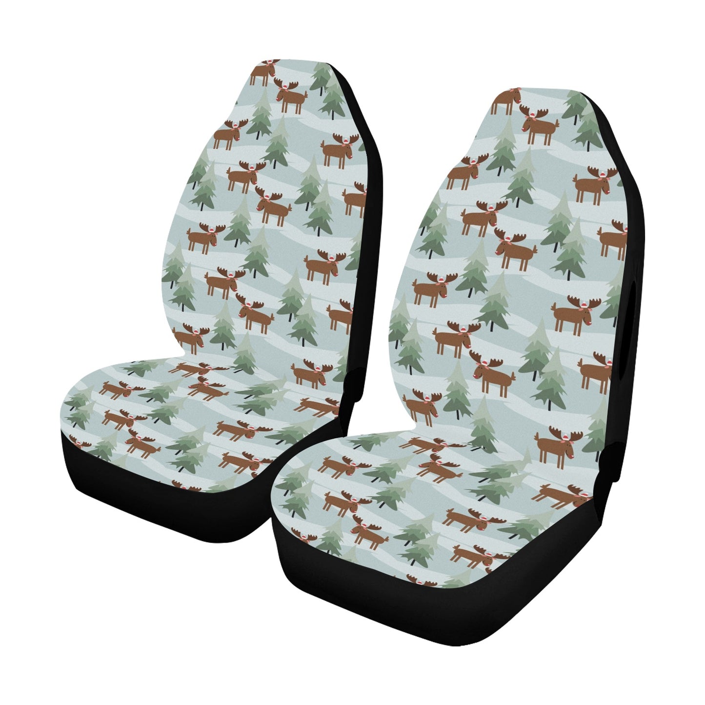 Moose Print Design LKS402 Car Seat Covers