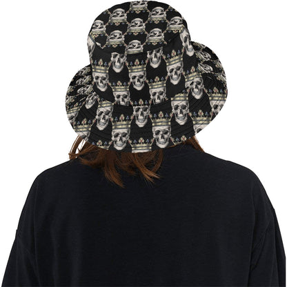 Skull King Print Design LKS3010 Unisex Bucket Hat