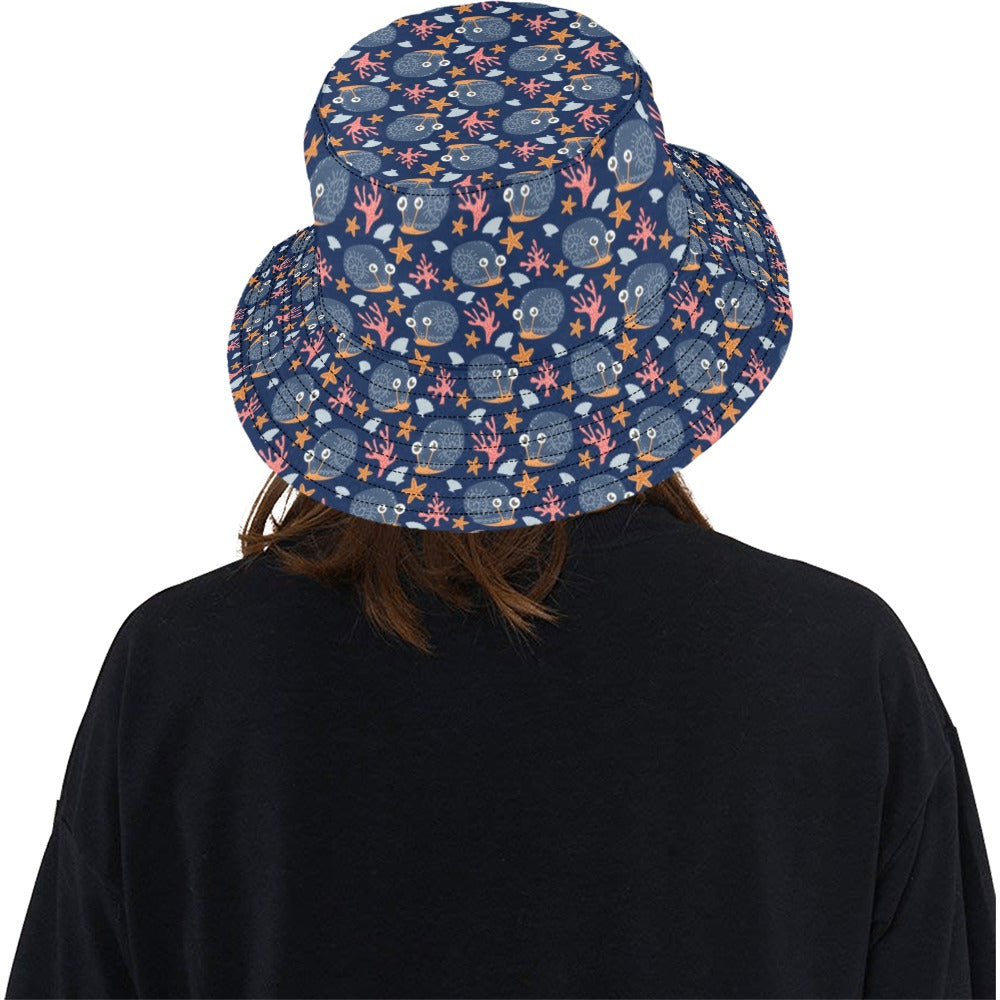 Snail Print Design LKS402 Unisex Bucket Hat