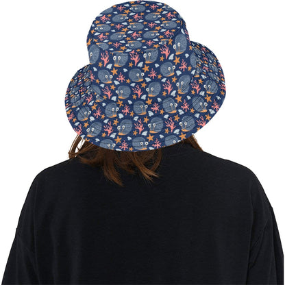 Snail Print Design LKS402 Unisex Bucket Hat