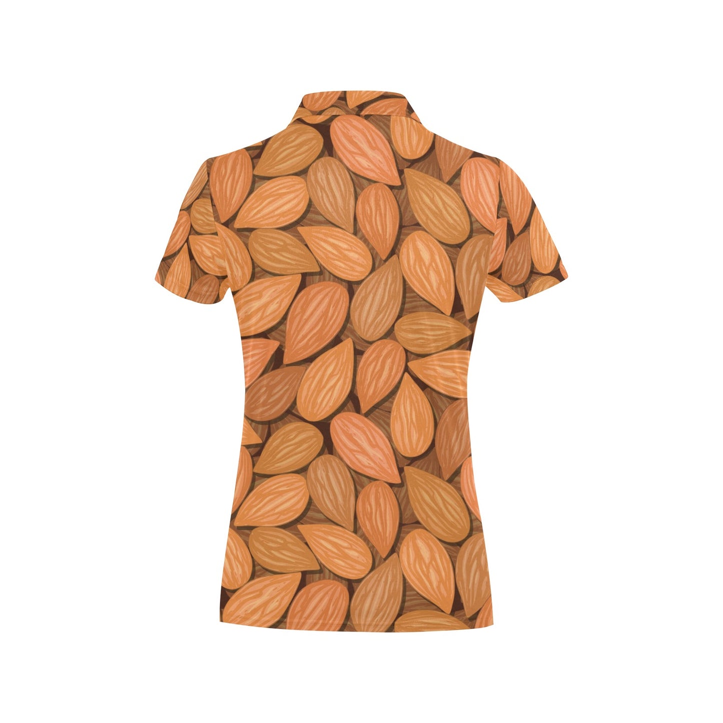 Almond Pattern Print Design 01 Women's Polo Shirt
