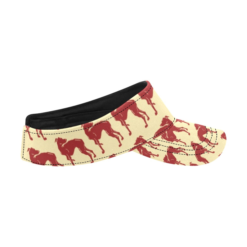 Whippets Print Design LKS301 Unisex Sun Visor