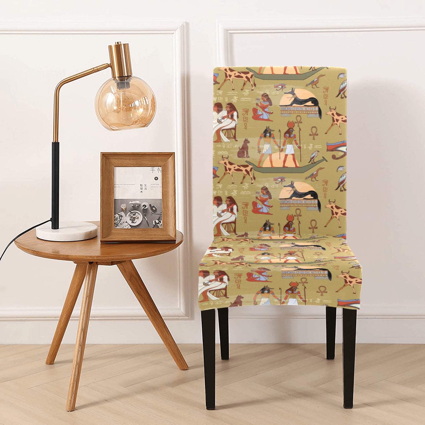 Ancient Greek Classic Pattern Design LKS305 Dining Chair Slipcover