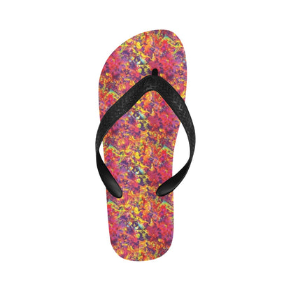 Splatter Print Design LKS303 Flip Flops