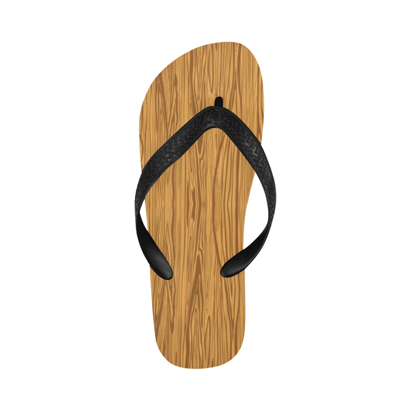 Wood Texture Print Design LKS301 Flip Flops