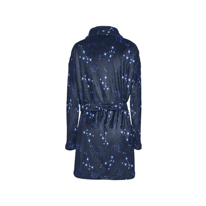 Virgo Print Design LKS303 Women's Fleece Robe