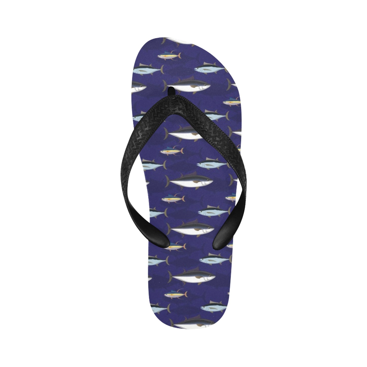 Tuna Fish Print Design LKS304 Flip Flops