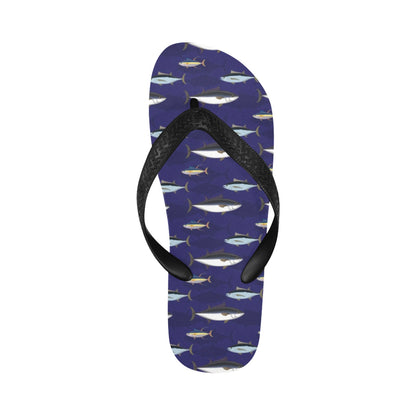 Tuna Fish Print Design LKS304 Flip Flops