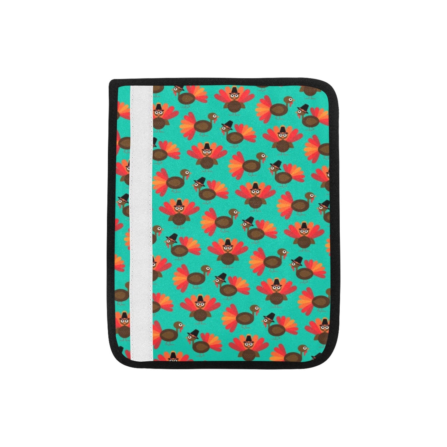 Turkey Print Design LKS402 Car Seat Belt Cover