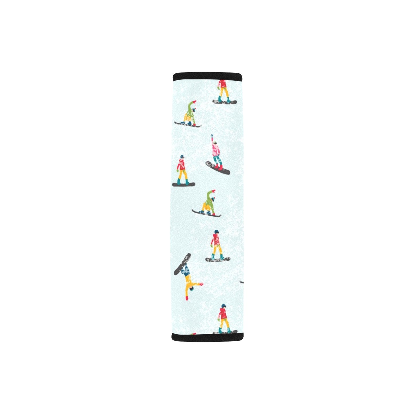 Snowboard Print Design LKS304 Car Seat Belt Cover