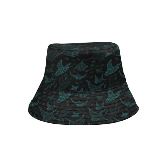 Manta Ray Print Design LKS402 Unisex Bucket Hat