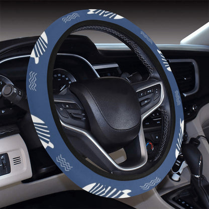 Sea Lion Print Design LKS403 Steering Wheel Cover with Elastic Edge