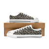 Horseshoe Print Design LKS303 Women's White Low Top Shoes