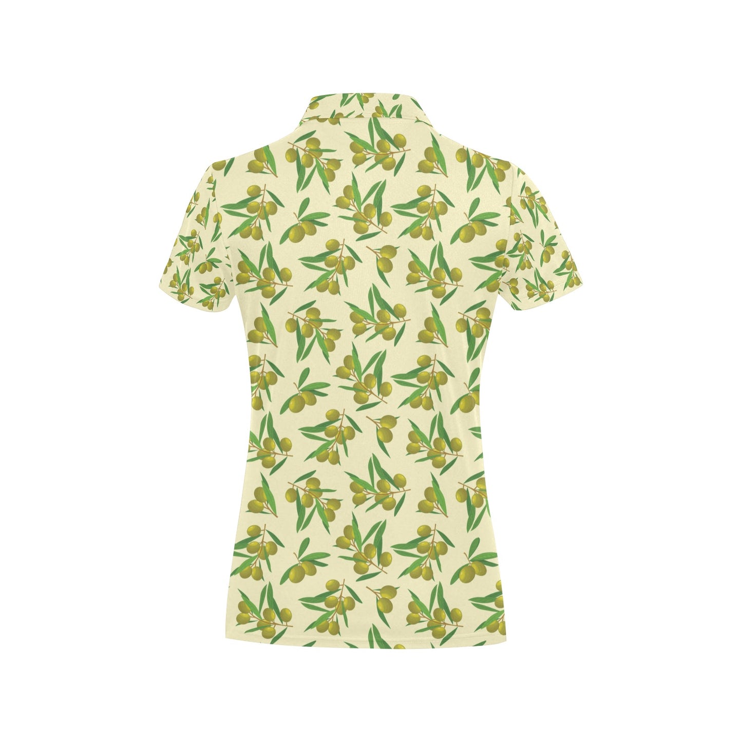 Olive Print Design LKS302 Women's Polo Shirt