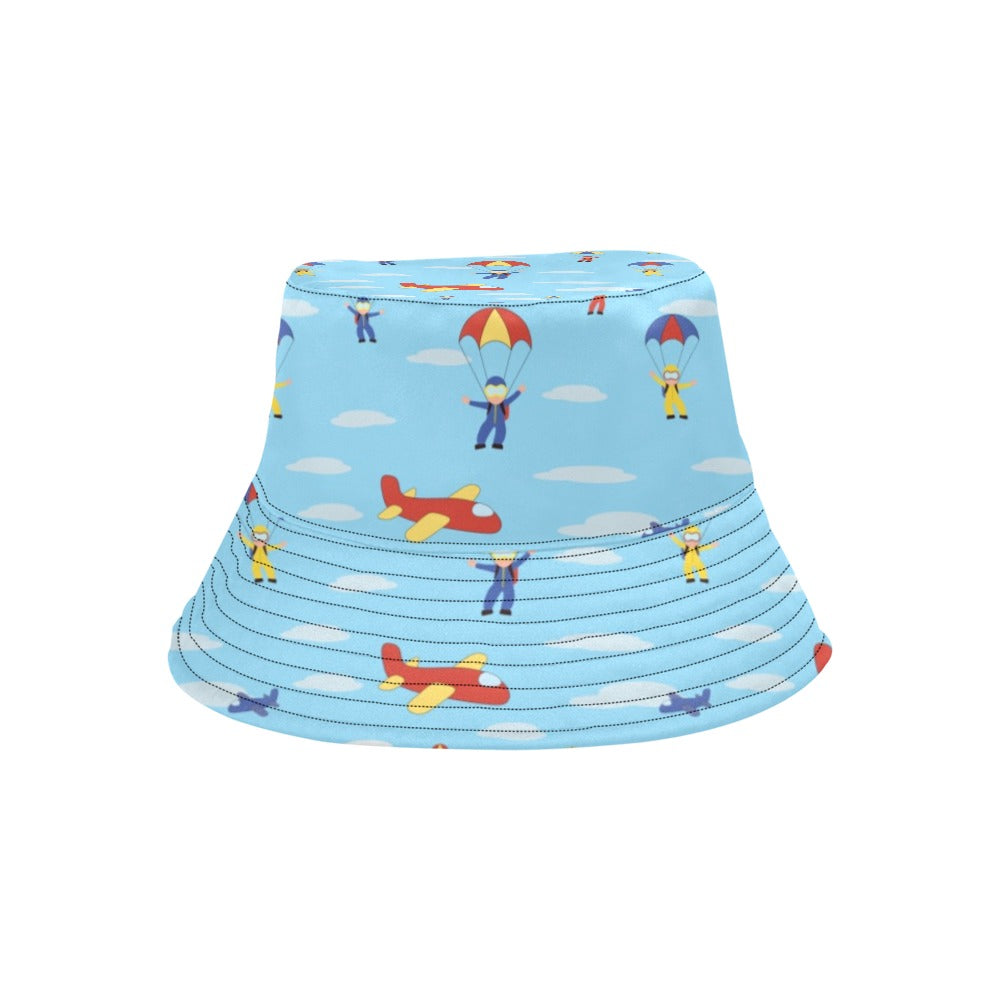 Skydiver Print Design LKS304 Unisex Bucket Hat