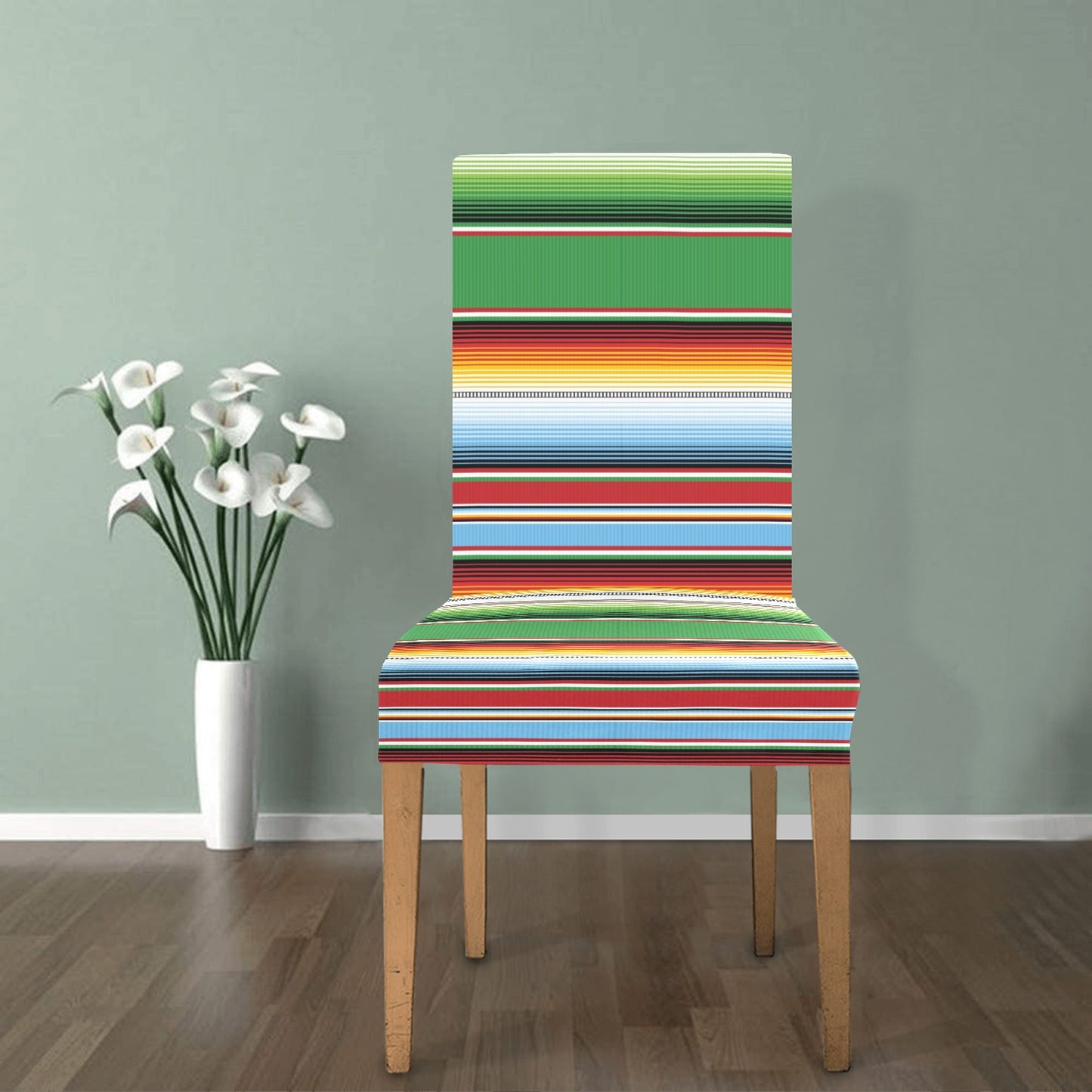 Serape Print Design LKS302 Dining Chair Slipcover