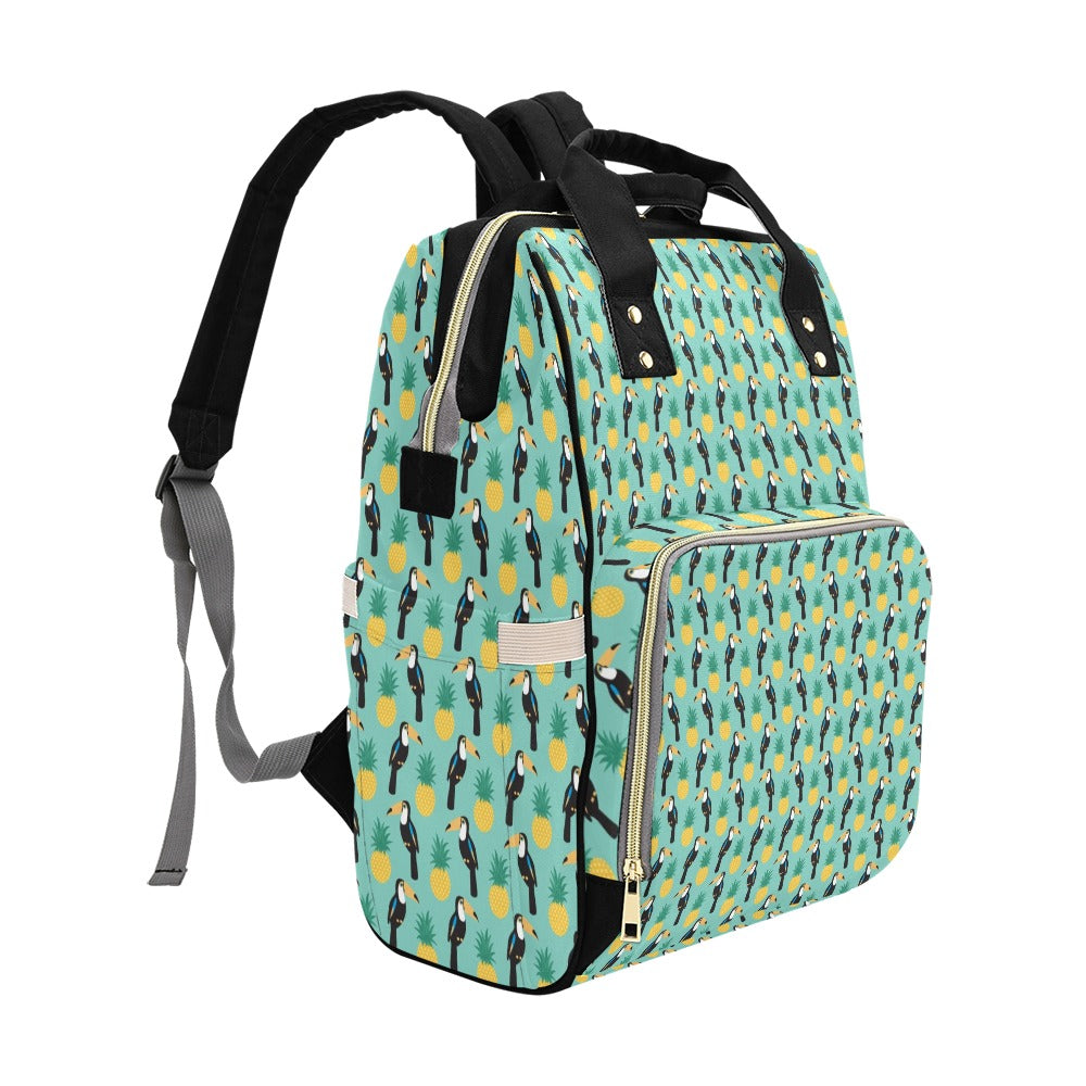 Toucan Print Design LKS301 Diaper Bag Backpack