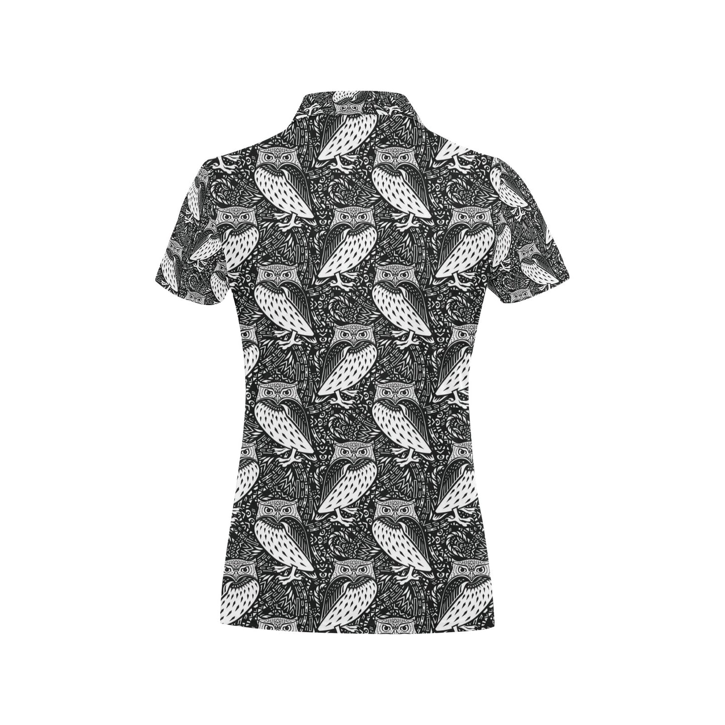 Tribal Pattern Print Design LKS308 Women's Polo Shirt