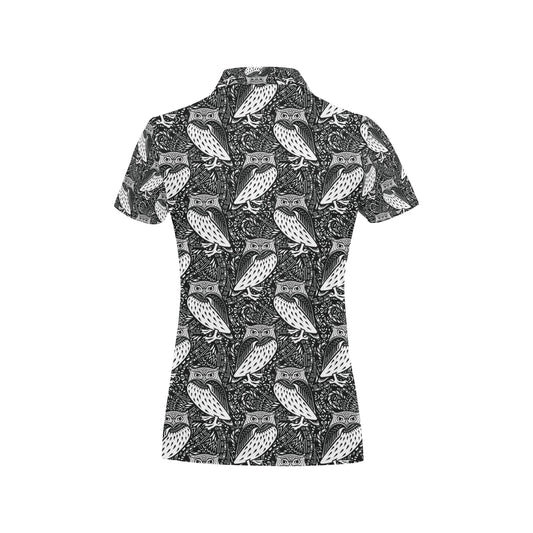 Tribal Pattern Print Design LKS308 Women's Polo Shirt
