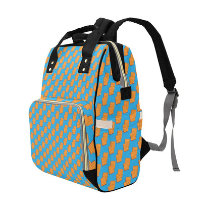 Waffle Print Design LKS304 Diaper Bag Backpack