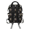 Buffalo Head Print Design LKS401 Diaper Bag Backpack