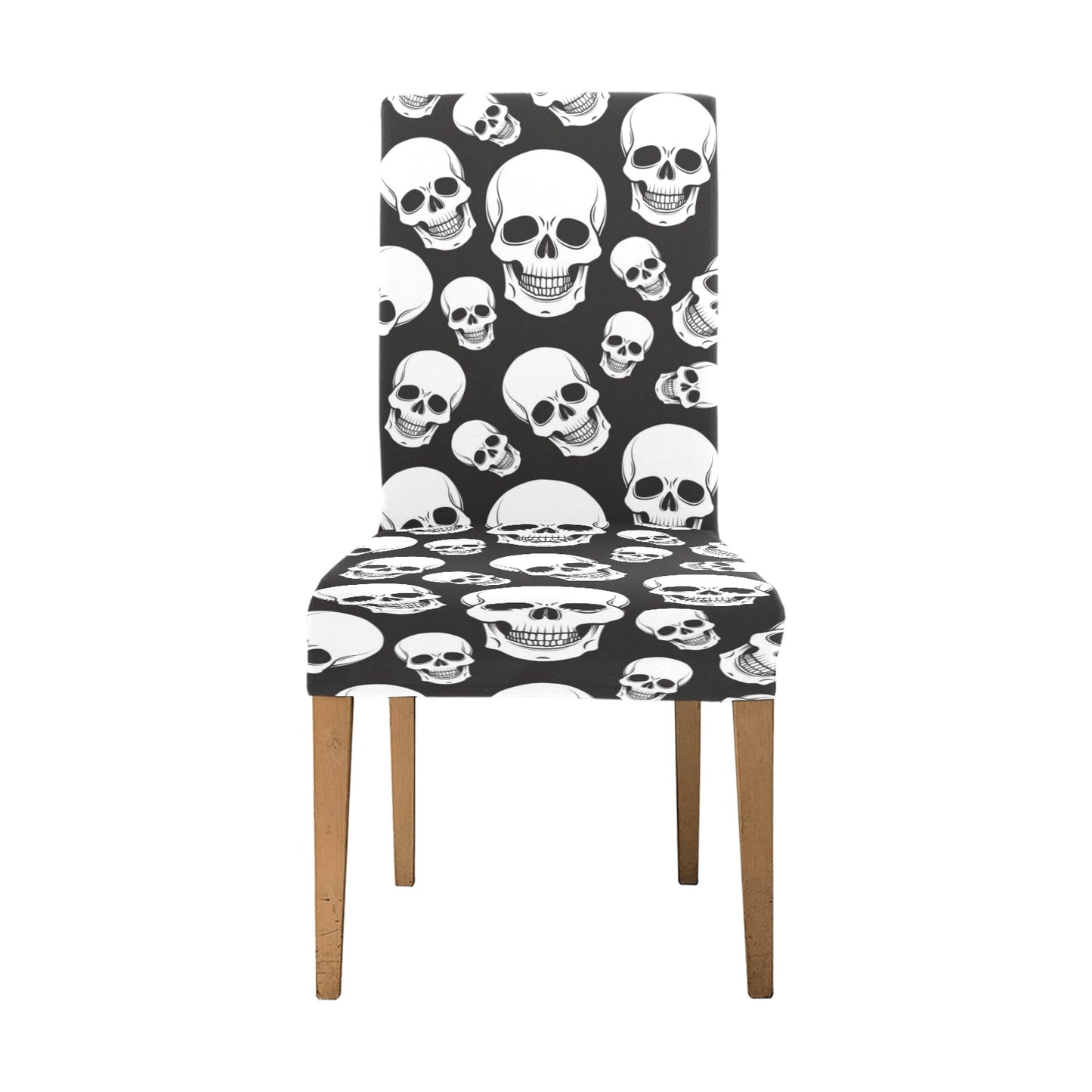 Skull Print Design LKS301 Dining Chair Slipcover